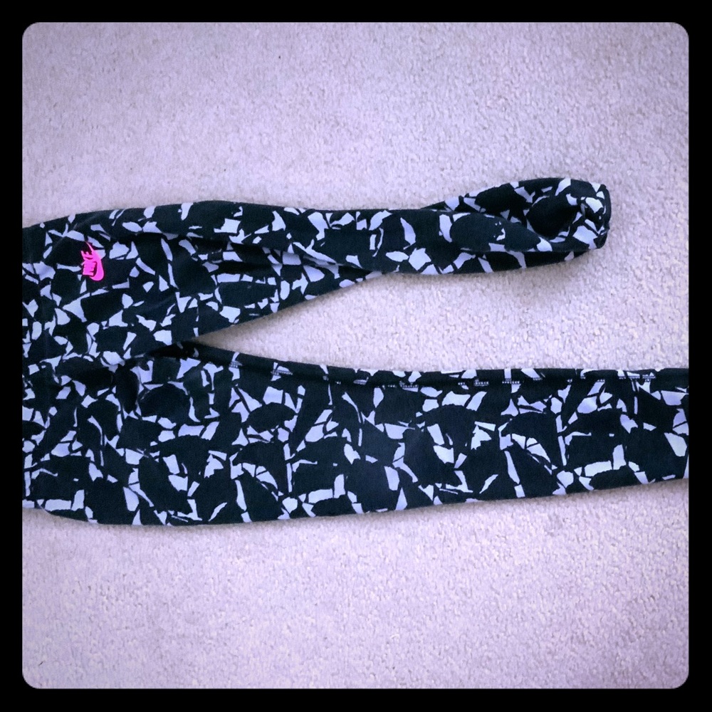 Black and white camouflage pants